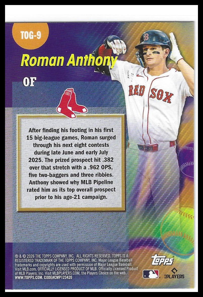 2026 Topps #TOG-9 Roman Anthony Titans of the Game
