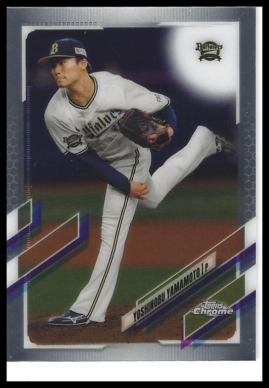 2021 Topps Chrome NPB #90 Yoshinobu Yamamoto