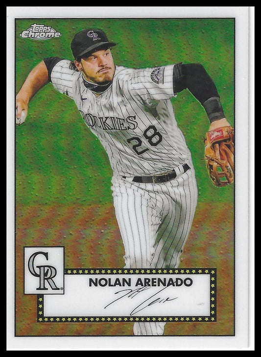 2021 Topps #TC52-35 Nolan Arenado 1952 Topps Redux Chrome
