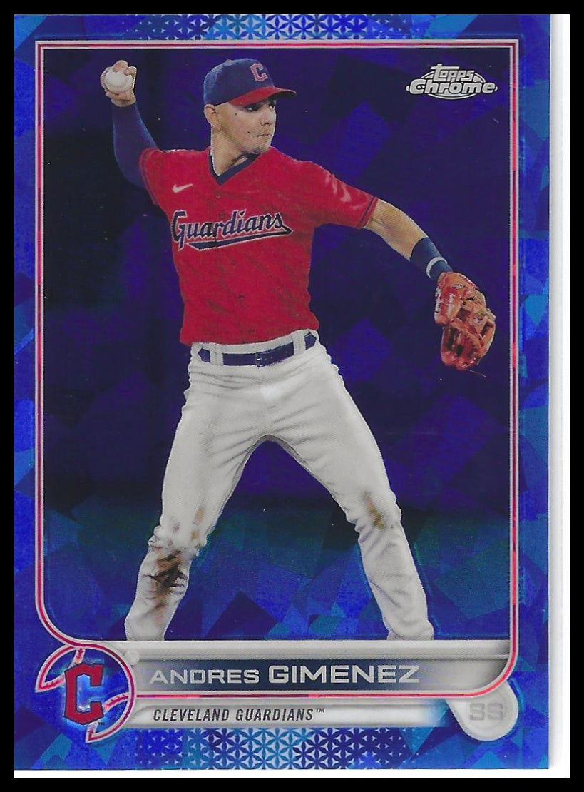 2022 Topps Chrome Sapphire Edition #504 Andres Gimenez