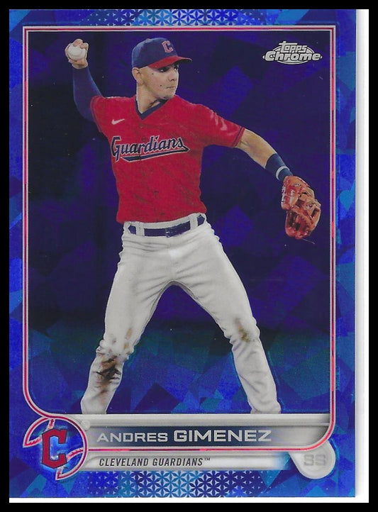 2022 Topps Chrome Sapphire Edition #504 Andres Gimenez