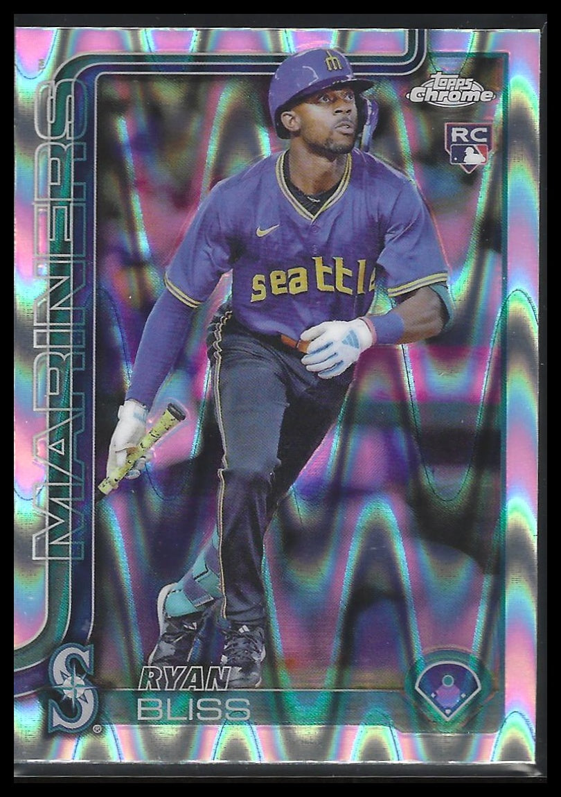 2025 Topps Chrome #37 Ryan Bliss Raywave Refractors