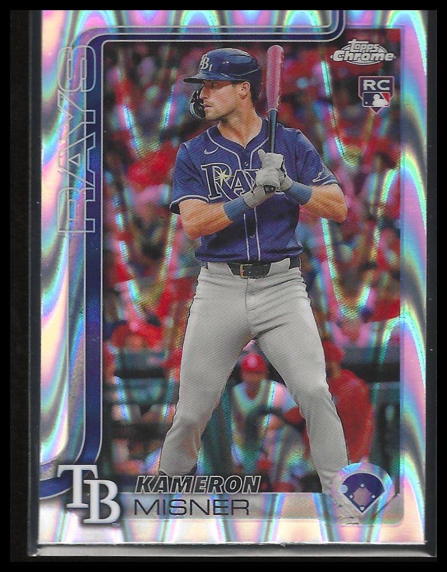 2025 Topps Chrome #130 Kameron Misner Raywave Refractors
