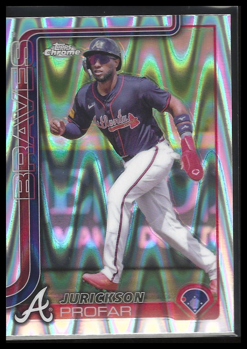 2025 Topps Chrome #143 Jurickson Profar Raywave Refractors
