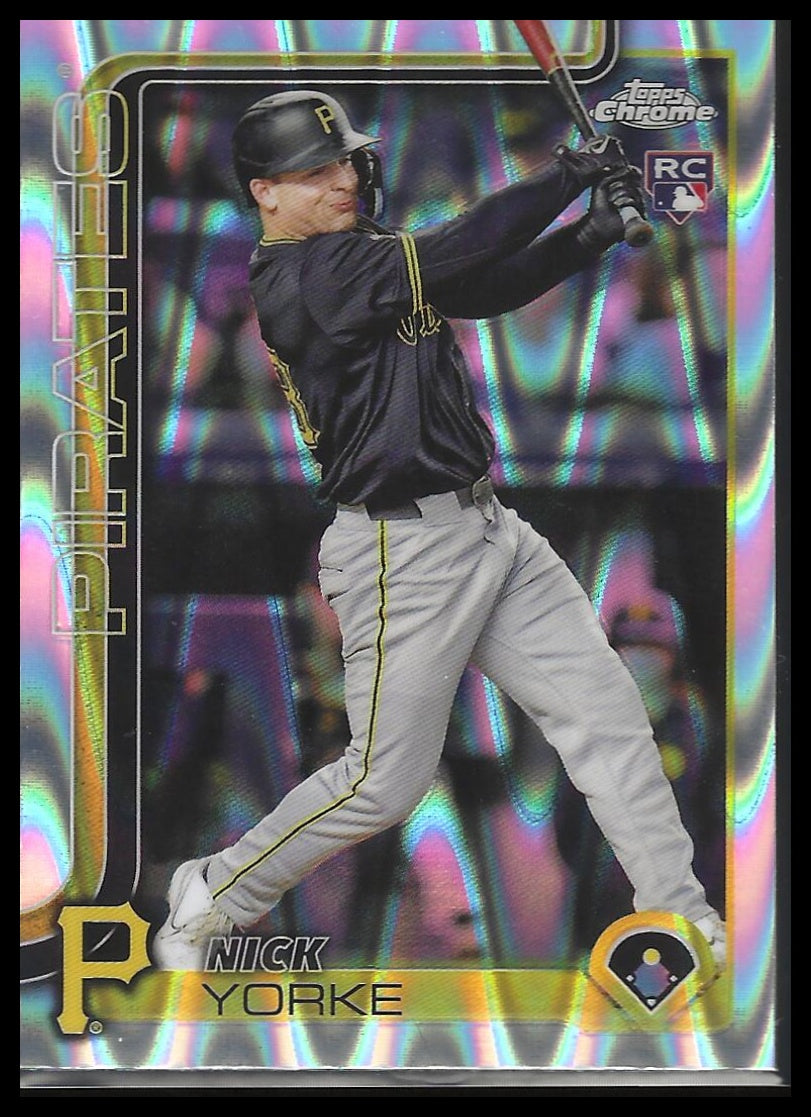 2025 Topps Chrome #36 Nick Yorke Raywave Refractors