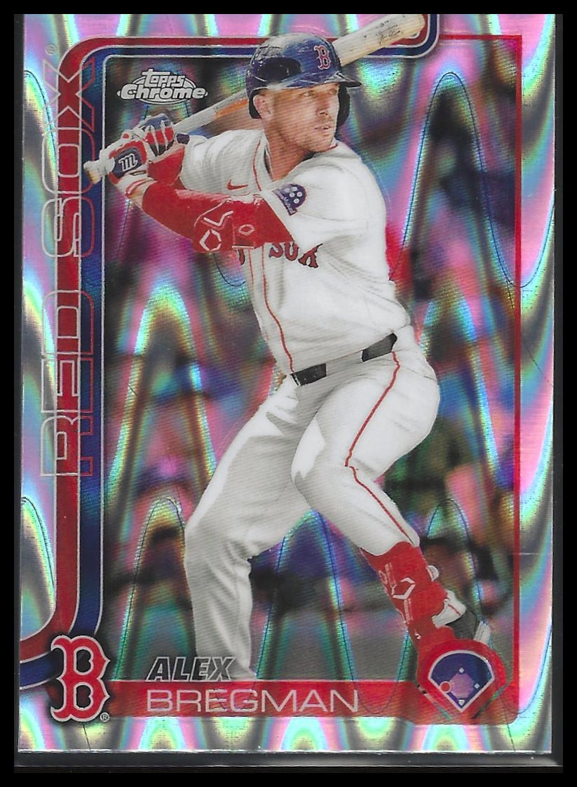 2025 Topps Chrome #247 Alex Bregman Raywave Refractors