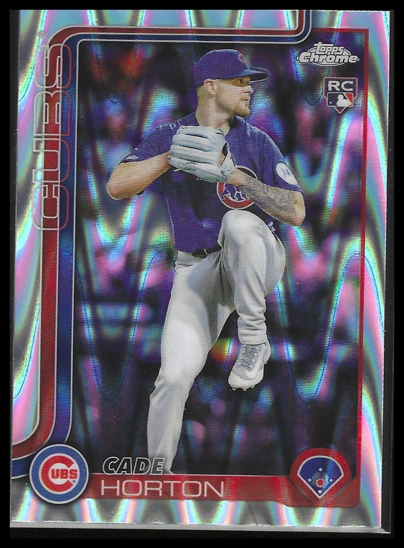 2025 Topps Chrome Update #USC63 Cade Horton RayWave Refractor