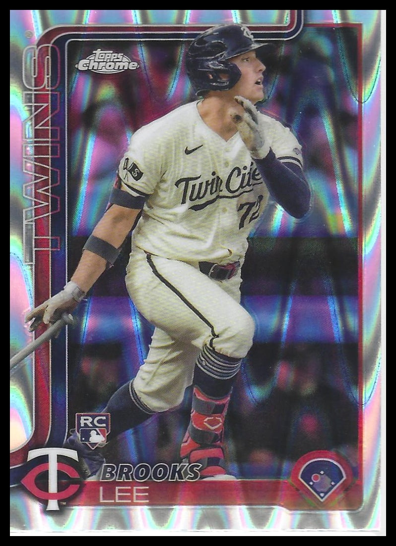 2025 Topps Chrome #234 Brooks Lee Raywave Refractors