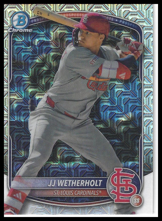 2025 Bowman Chrome #BCP-241 JJ Wetherholt Prospects Mojo