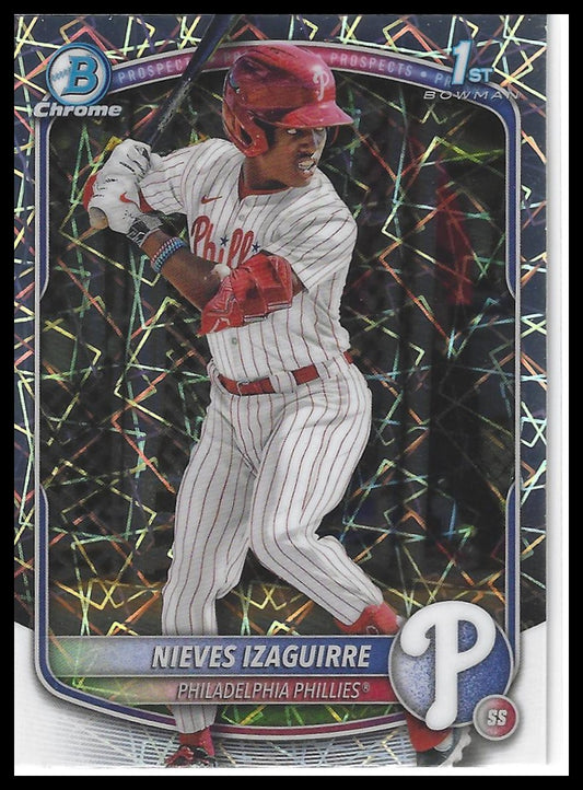 2025 Bowman Chrome #BCP-232 Nieves Izaguirre Prospects Laser