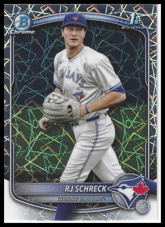 2025 Bowman Chrome #BCP-181 RJ Schreck Prospects Laser