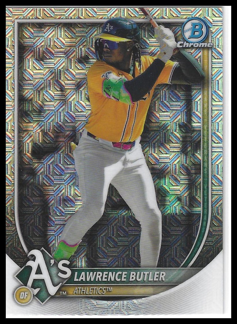 2025 Bowman Chrome #65 Lawrence Butler Mojo Refractors