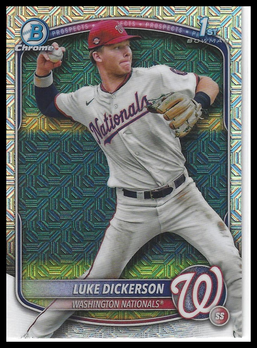 2025 Bowman Chrome #BCP-218 Luke Dickerson Prospects Mojo