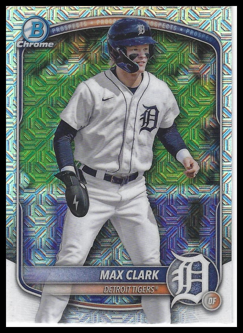 2025 Bowman #BCP-24 Max Clark Chrome Prospects Mojo Refractor