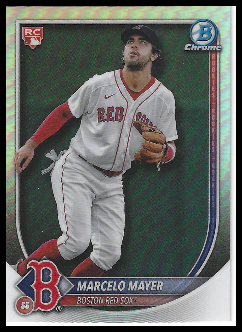 2025 Bowman Chrome #39  Marcelo Mayer Red Rookie Redemption RC