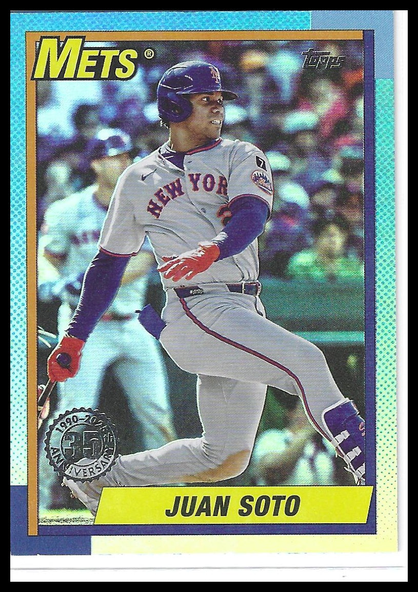 2025 Topps Update #U90-26 Juan Soto 1990 Topps Baseball 35th Anniversary