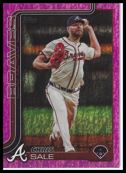 2025 Topps #316 Chris Sale Pink Holo Foil