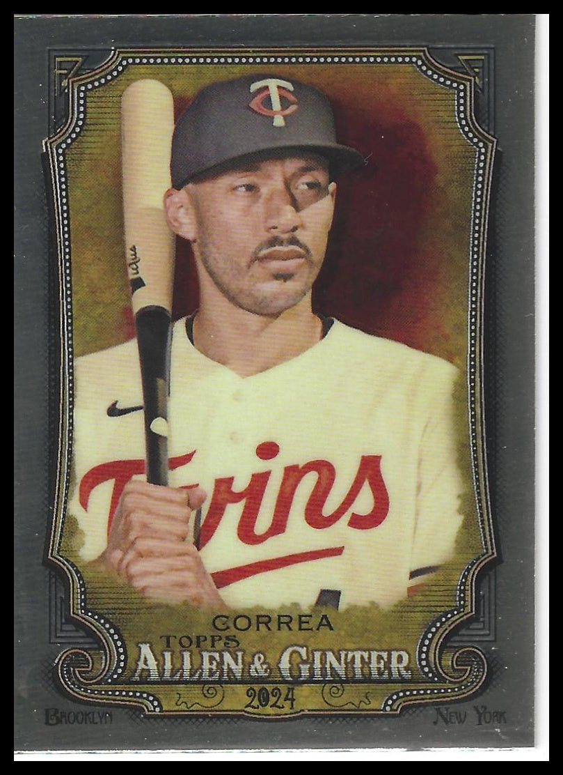 2024 Topps Allen & Ginter #90 Carlos Correa Chrome