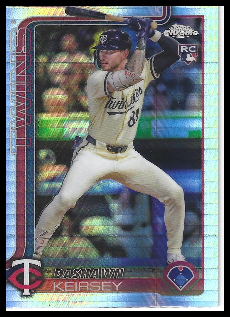 2025 Topps Chrome #19 DaShawn Keirsey Prism Refractors