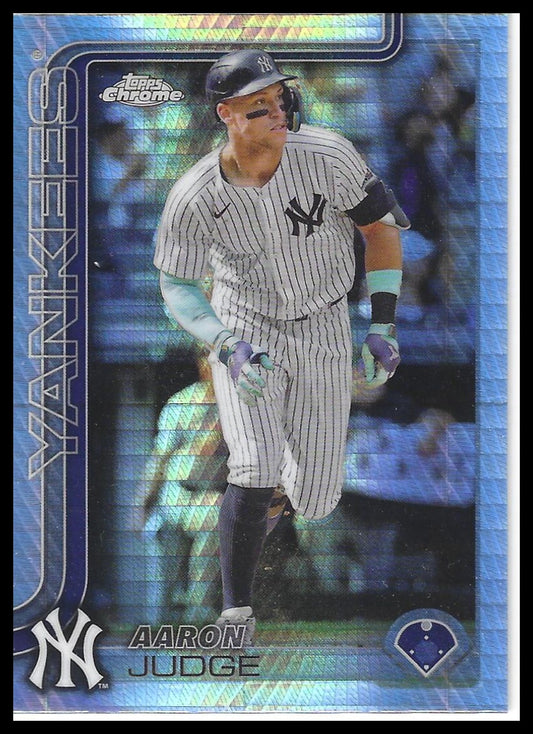 2025 Topps Chrome #99 Aaron Judge Prism Refractors