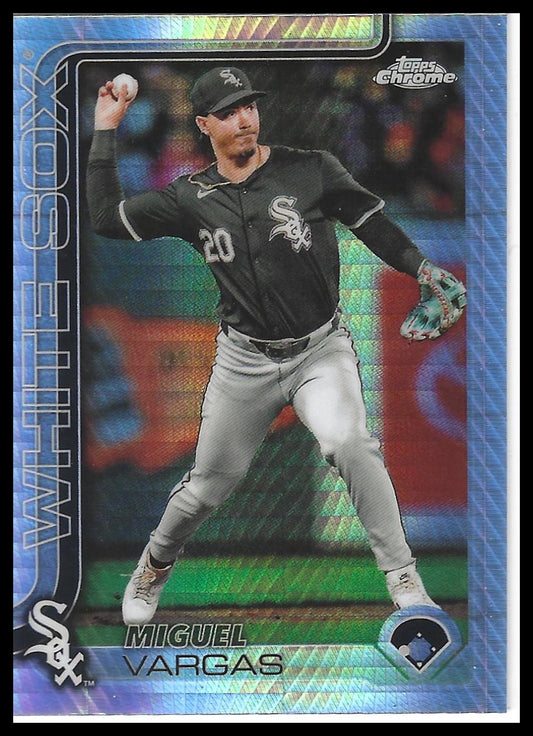 2025 Topps Chrome #51 Miguel Vargas Prism Refractors