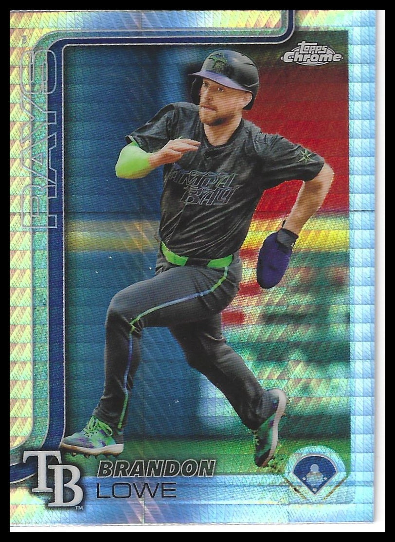 2025 Topps Chrome #113 Brandon Lowe Prism Refractors