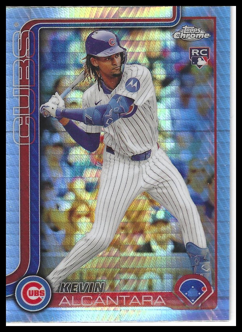 2025 Topps Chrome #173 Kevin Alcántara Prism Refractors
