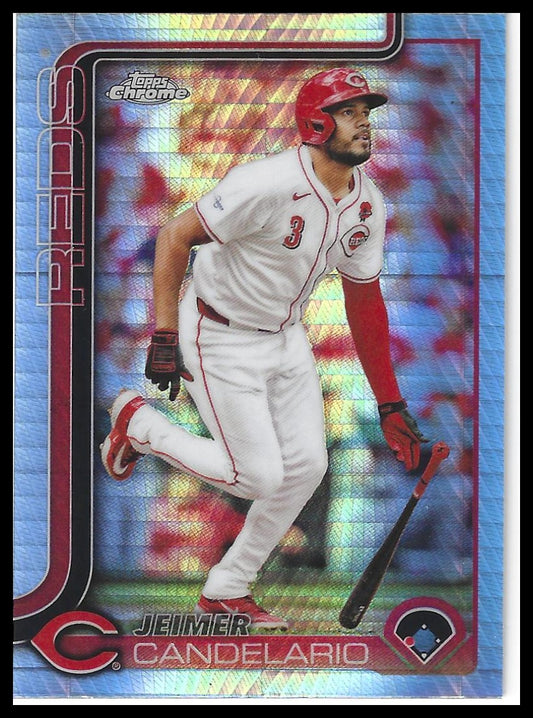 2025 Topps Chrome #85 Jeimer Candelario Prism Refractors