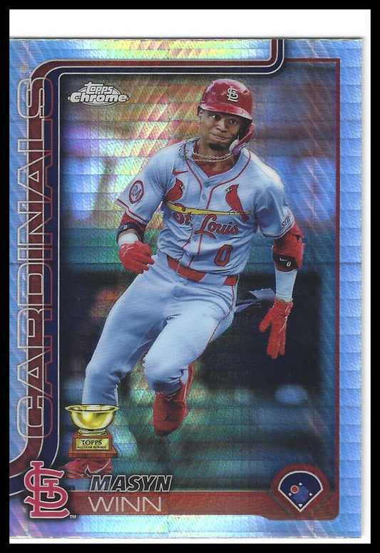 2025 Topps Chrome #244 Masyn Winn Prism Refractors