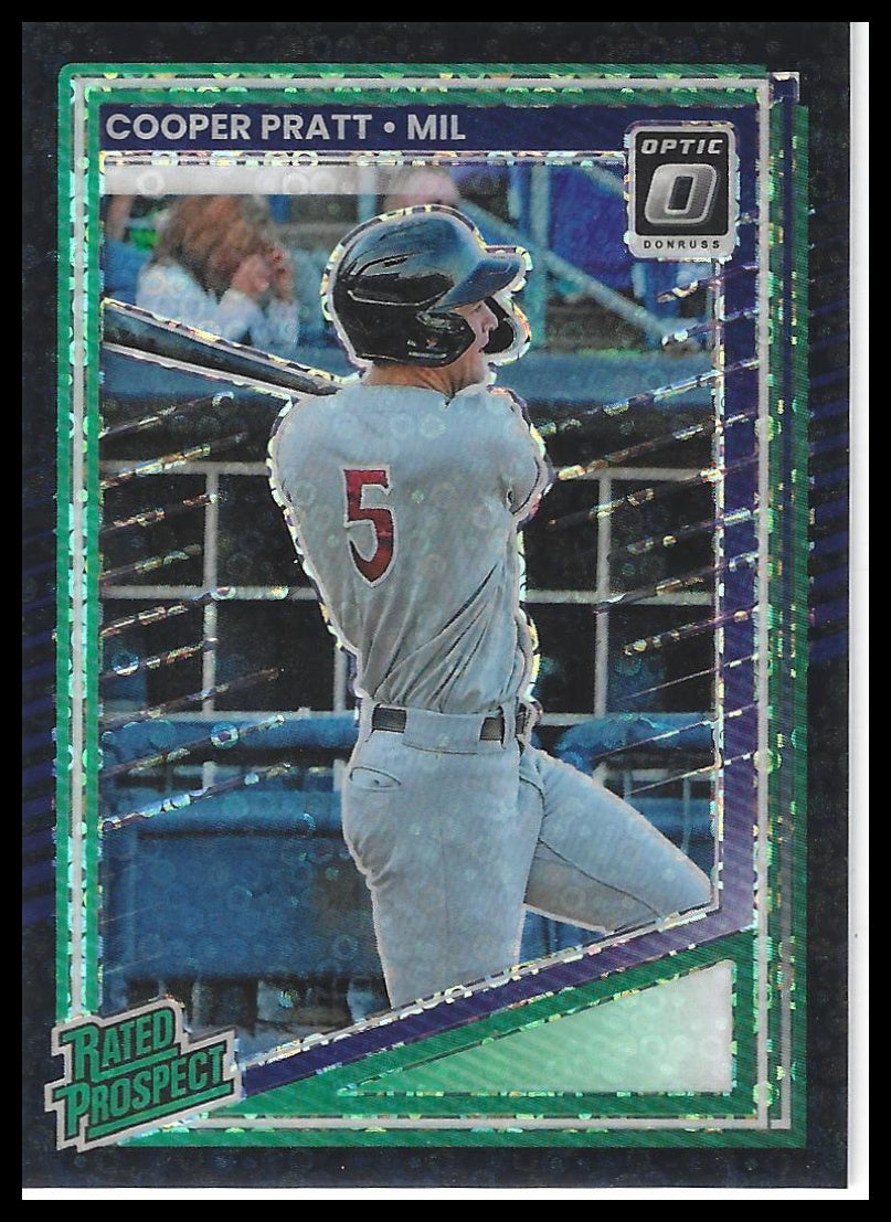 2025 Donruss #114 Cooper Pratt Optic Black Pandora