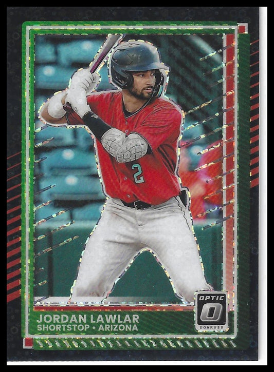 2025 Donruss #70 Jordan Lawlar Optic Black Pandora