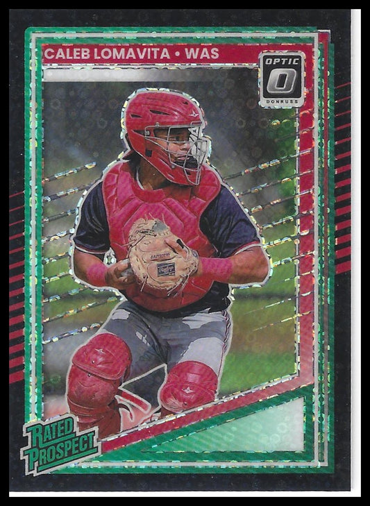 2025 Donruss #149 Caleb Lomavita Optic Black Pandora