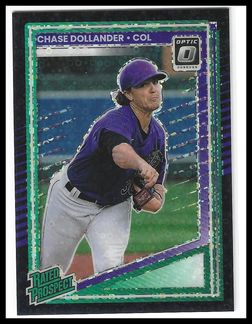 2025 Donruss #134 Chase Dollander Optic Black Pandora