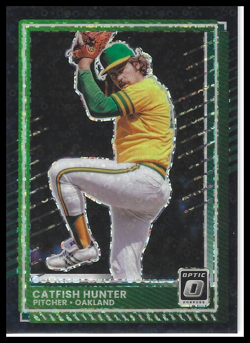 2025 Donruss #12 Catfish Hunter Optic Black Pandora