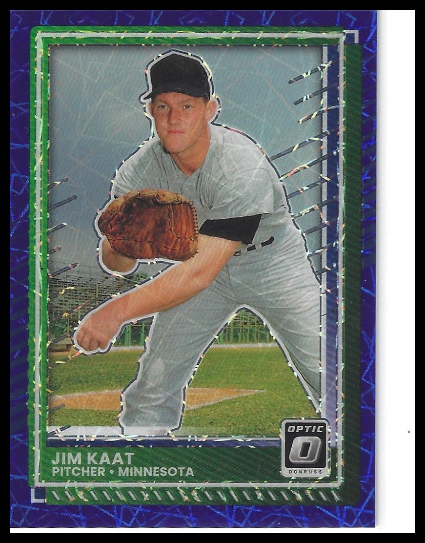 2025 Donruss #19 Jim Kaat Optic Blue Velocity