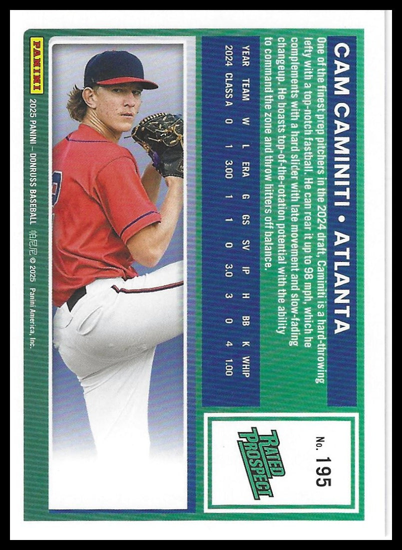 2025 Donruss #195 Cam Caminiti Rockets
