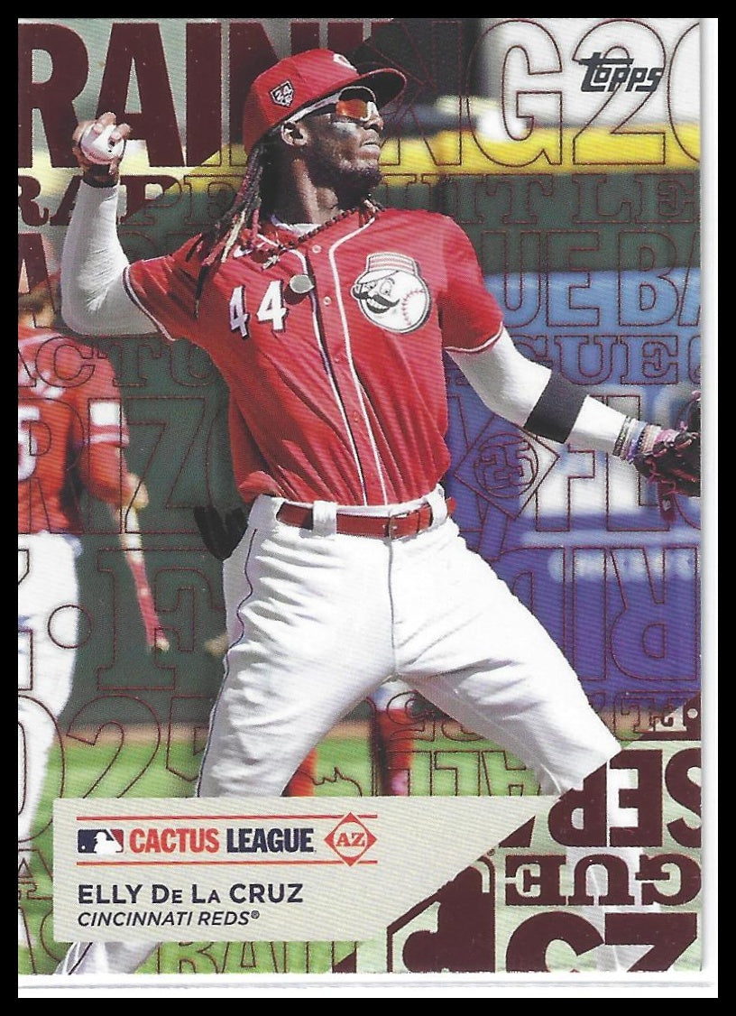 2025 Topps #TG-13 Elly De La Cruz Training Grounds