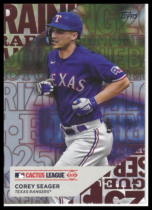 2025 Topps #TG-14 Corey Seager Training Grounds