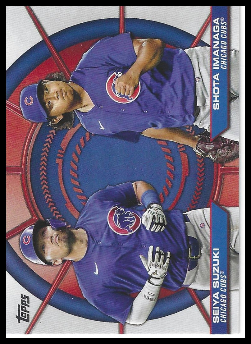 2025 Topps #DD-7 Seiya Suzuki / Shota Imanaga Dynamic Duos