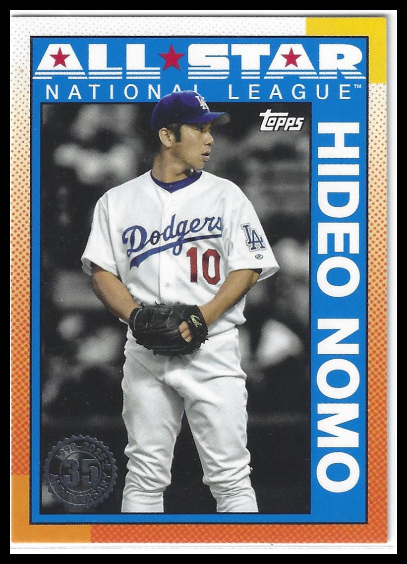 2025 Topps #90AS-28b Hideo Nomo 1990 Topps Baseball 35th Anniversary All-Stars