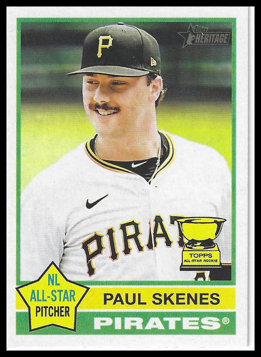 2025 Topps Heritage #60 Paul Skenes