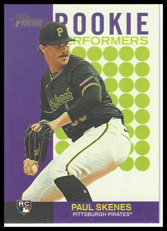 2024 Topps Heritage #RP-15 Paul Skenes Rookie Performers