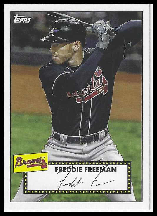 2021 Topps #T52-42 Freddie Freeman 1952 Topps Redux