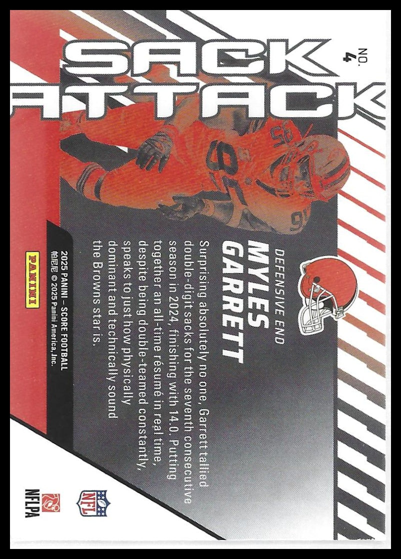 2025 Score #4 Myles Garrett Sack Attack