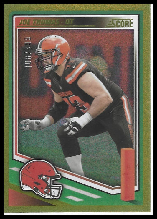 2025 Score #59 Joe Thomas Dots Gold #/499