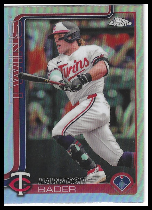 2025 Topps Chrome #62 Harrison Bader Refractors