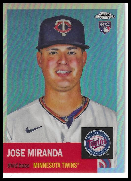 2022 Topps Chrome Platinum Anniversary #463 Jose Miranda Refractor