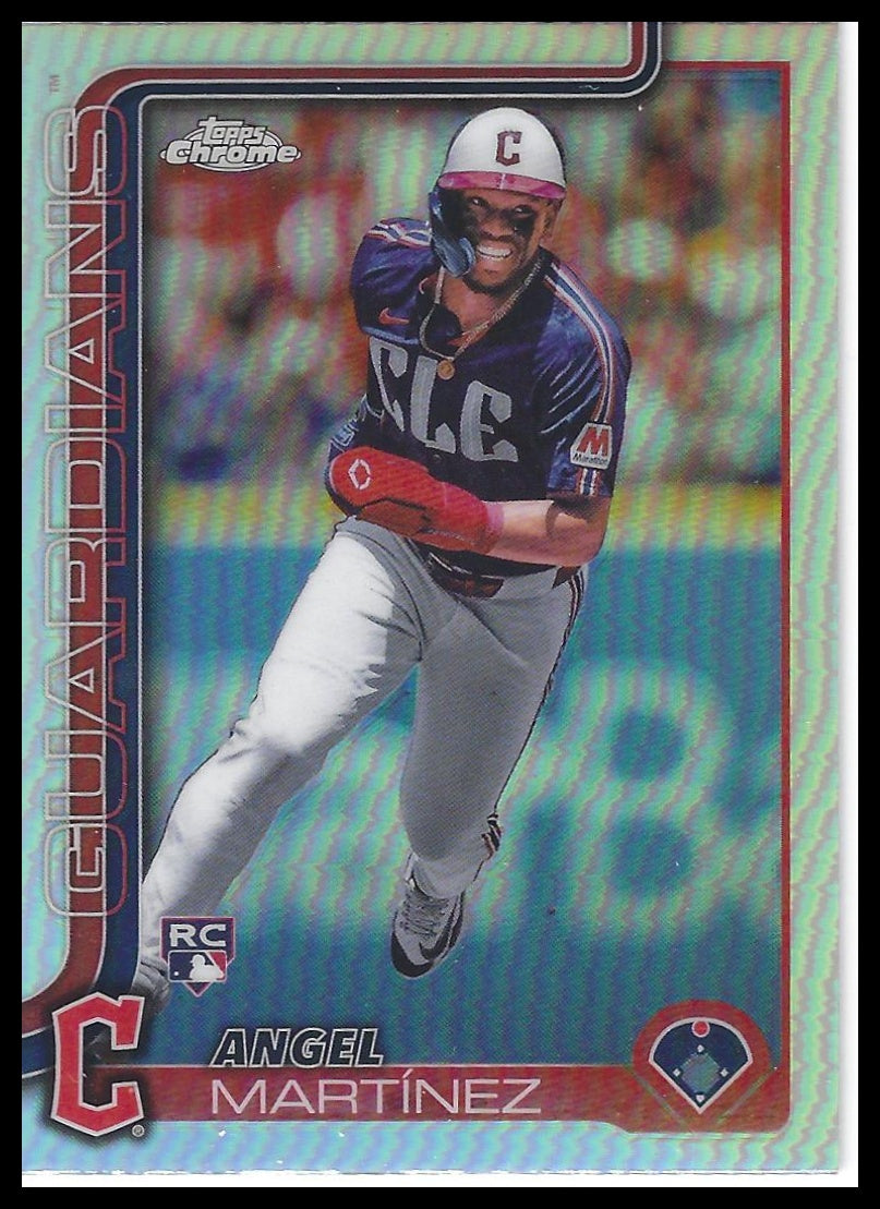 2025 Topps Chrome #155 Angel Martínez Refractors