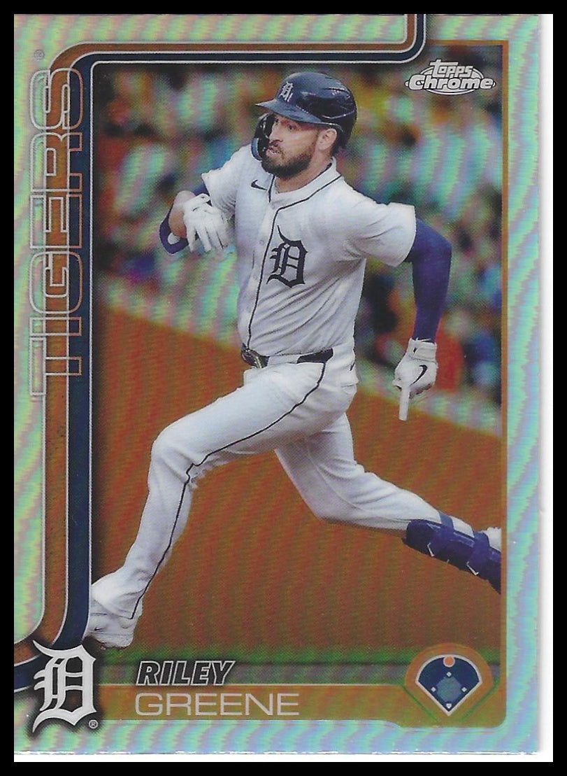 2025 Topps Chrome #34 Riley Greene Refractors