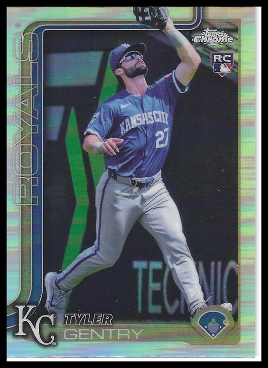 2025 Topps Chrome #218 Tyler Gentry Refractors